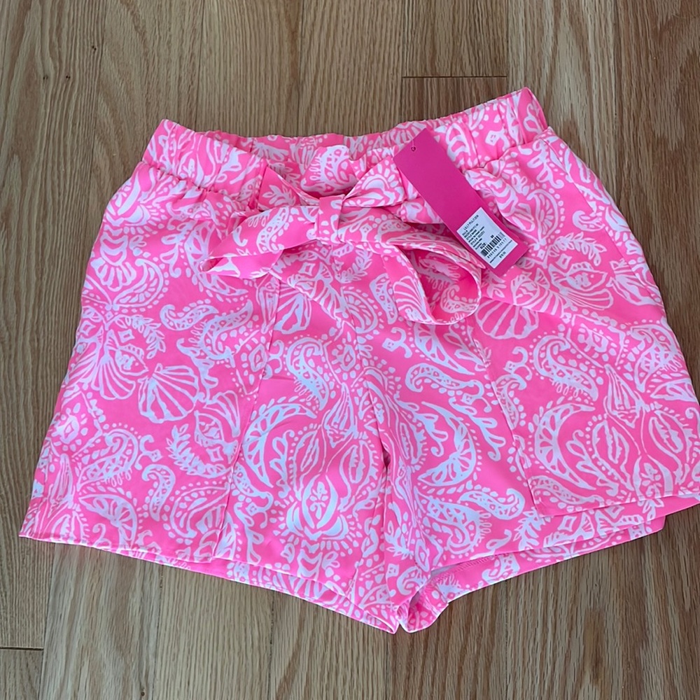 NWT Lilly Pulitzer Tie Waist Shorts size 00